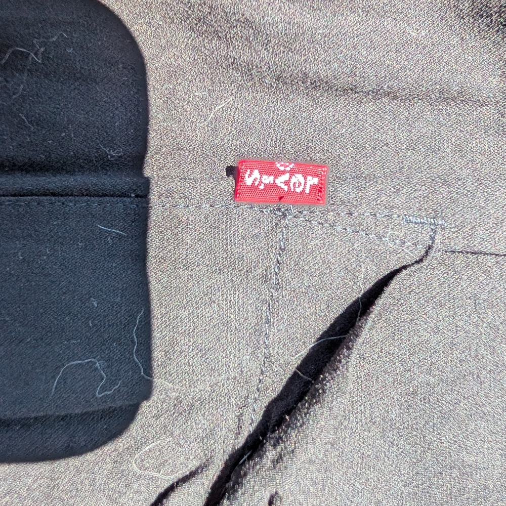 Levi's Black Blouse Short Sleeve Top - Picture 4 of 5